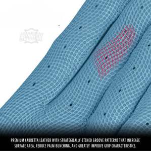 ถุงมือเบสบอลหนังแท้ จับกระชับ ทนทาน ป้องกันการลื่น พร้อมสายรัดแบบหัวเข็มขัด สำหรับผู้ใหญ่ - Product Image 6