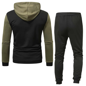 Survêtements décontractés pour hommes automne-hiver, grandes tailles, nouveau design, logo personnalisé, respirant, coupe-vent, polaire, couleur unie, écologique - Product Image 2