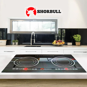 Piano Cottura a Induzione Elettrico Shorbull a 2 Fuochi con Controllo Touch, Alta Prestazione, Robusto, Fornitura OEM all'Ingrosso - Product Image 1