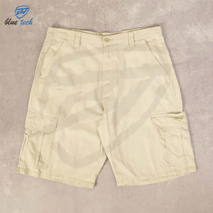 OEM Factory Men's Sporty Quick Dry Tactical Outdoor Cargo Shorts with Multi Pockets 100% Cotton Solid Casual Canvas Custom Logo - Product Image 1