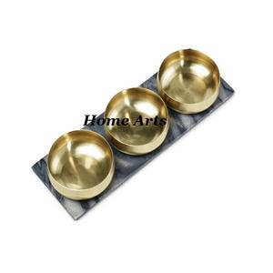 Serveur à dattes en aluminium avec plateau en marbre, meilleure qualité, serveur à dattes pour chocolats, best-seller - Product Image 1