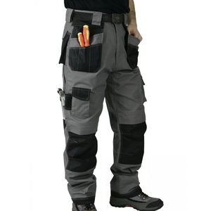 Nouveau haute qualité 2023 personnalisé hommes Cargo pantalon avec poches latérales solide couleur rouge hommes pantalons en vrac entraînement Cargo survêtement pantalon - Product Image 1