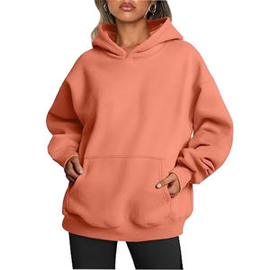 Sudaderas con Capucha de Alta Calidad para Mujer, Otoño, Casuales, Forradas, Gruesas, con Logotipo Personalizado Impreso en Serigrafía, Mezcla de Algodón - Product Image 1