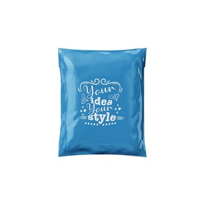 En gros, enveloppes d'expédition en polyéthylène bleu imperméables autocollantes LDPE pour le commerce électronique - Product Image 2