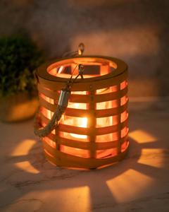 Linternas de Metal galvanizado de alta calidad con vidrio transparente, hierro gris, decoración del hogar para Navidad, venta al por mayor del proveedor del fabricante - Product Image 5