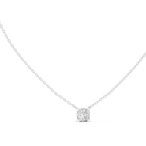 Collar con Diamante Cultivado en Laboratorio de 1 Quilate, Corte Cojín, VVS-VS EF CVD, Oro de 18K y 14K, Maz Jewels - Product Image 1