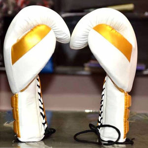 Nuevos guantes de alta calidad 2023, guantes de boxeo de entrenamiento de calidad con logotipo personalizado, guantes de boxeo profesionales con Material de Cuero 100% - Product Image 5