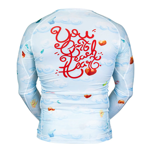 เสื้อแรชการ์ดอเนกประสงค์ ผ้ายืด/ไนลอน สำหรับกีฬาท่องเที่ยวและกิจกรรมทางน้ำ แห้งเร็ว พกพาสะดวก - Product Image 3