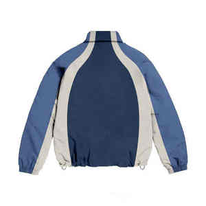 2025 Best Quality Custom Cotton Printed Windbreaker Men Winter Sports Tracksuit <b>Hooded</b> <b>Zip</b>-up Collar Breathable Quick Dry - Product Image 5