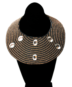 Collar de Estilo Bohemio Hecho a Mano con Cuentas de Vidrio para Fiesta de Bodas Vintage Africana - Product Image 1