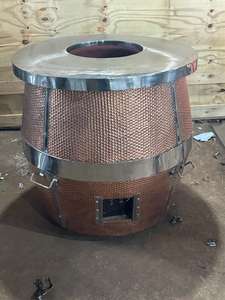 Équipement de cuisson de four à gaz Tandoor martelé en cuivre commercial - Product Image 2