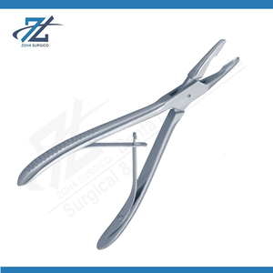 Pinza Jansen Rongeur de Curva Corta con Junta Roscada de 8 mm, Mordida de 152 mm de Largo, Instrumentos Quirúrgicos Manuales de Acero Inoxidable, Certificación CE - Product Image 2