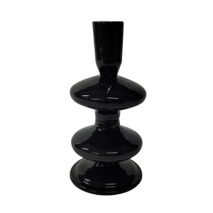 Stylish Handmade Aluminum <b>Candle</b> Pillar <b>Holder</b> With <b>Black</b> Powder Coating Round Shape High Quality for Home Decoration - Product Image 6