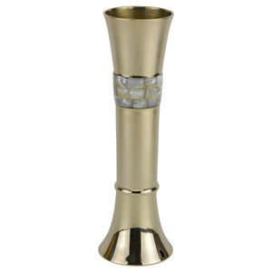 Vase décoratif solide de table Cadeau décoratif pour la maison avec boîte Vase de table poli doré Cadeaux de décoration de la maison de style indien - Product Image 6