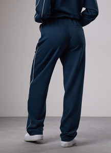 Nouveau Style personnalisé sport Luxe pantalon de survêtement riche bleu coton mélange doux tissu femmes Streetwear pantalons de survêtement femmes pantalon et pantalon - Product Image 2
