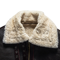 Meistverkaufte Herren-Lammfelljacke Hochwertige Übergröße Atmungsaktiver Winddichter Reißverschluss-Wintermantel Maßgefertigt für Erwachsene