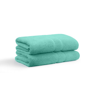 Serviette de bain 140 coton durable couleur vert menthe en tissu confortable sur mesure 70 * 100% cm à vendre au prix de gros - Product Image 1