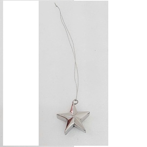 Adorno Colgante de Estrella Metálica Brillante, Estrella Decorativa Geométrica 3D con Cuerda para Decoración de Fiestas, Bodas y Eventos - Product Image 5