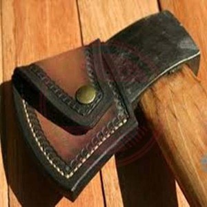 <b>Axe</b> Carbon Steel Multi-purpose Hatchet Leather Sheath Customized Leather Cover for <b>Axes</b> - Product Image 3