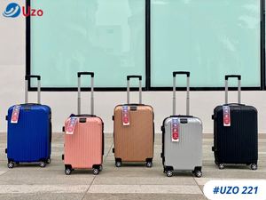 In Stock Uzo 221 Abs Hard-Shell <b>Suitcase</b> Durable Use Carry On <b>Suitcases</b> Custom Logo <b>Lightweight</b> Construction Fashion Luggage Set - Product Image 6