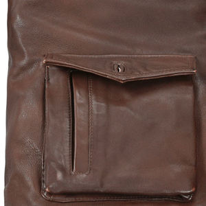 Chaqueta de Cuero Genuino para Hombre de Alta Calidad, Chaqueta de Cuero de Moda para Hombre, Chaqueta de Cuero de Invierno para Hombre - Product Image 4