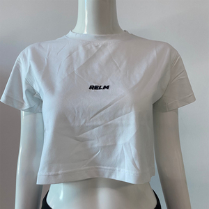 Custom Logo Printed Cute Workout Plain Blank Fitted Sexy Basic Ribbed White Knit Tube Cropped Tank <b>Top</b> Women <b>Crop</b> <b>Top</b> - Product Image 1