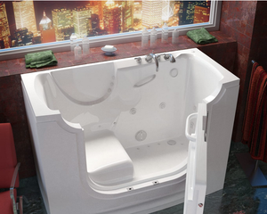 Bañera de Hidromasaje de Fibra de Vidrio de 60 Pulgadas de Calidad para Instalaciones en Alcove, Esquina o Pared Simple con Drenaje Derecho - Product Image 6