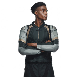 ชุดมอเตอร์ไซด์สำหรับผู้หญิงผู้ชายชุดมอเตอร์ไซด์หนังวัวแท้ - Product Image 5