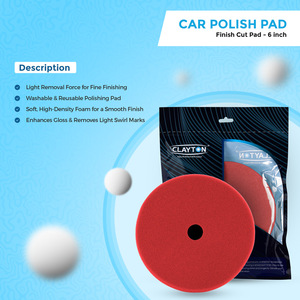 Tampon de polissage professionnel pour voiture Clayton Car Care High Density Foam 6 pouces (CL-FP) pour une brillance parfaite - Product Image 5