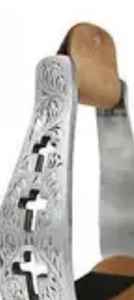 Croix Signe Aluminium Show Étriers Multifonctionnel Western Horse Riding Tack équipements pour chevaux accessoires pour chevaux Conception personnalisée - Product Image 3
