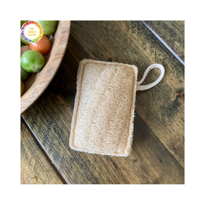 Laser Engraved Custom Logo Loofah Sponge Eco-Friendly Branding for <b>Sustainable</b> Business Private Label Supply - Product Image 1