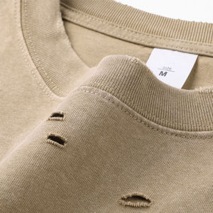 Camiseta vintage lavada con ácido personalizada Camiseta lavada vintage de diseñador Camiseta de hip hop streetwear - Product Image 1