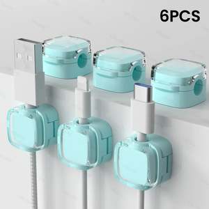 คลิปจัดการสายเคเบิลแม่เหล็กพลาสติกแบบถอดได้ - Product Image 3