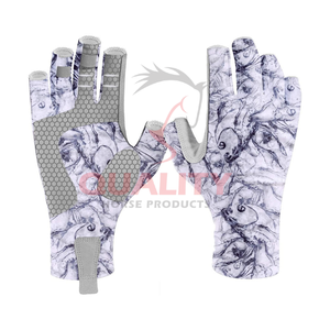 Gants de pêche tout usage avec design évacuant l'humidité, paumes rembourrées et protection contre le vent, adaptés à toutes les conditions de pêche - Product Image 2