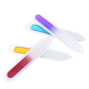 Lime à ongles professionnelle mini en acier inoxydable double droite 100 grains, outil essentiel pour les techniciens en ongles, logo personnalisé - Product Image 3