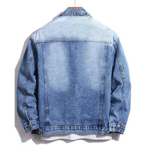 Nueva chaqueta vaquera hecha a medida para hombre, cuello levantado, estilo Vintage frontal, con capucha, transpirable, 100% de algodón, Material de alta calidad - Product Image 2