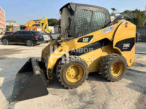 Giá rẻ sử dụng máy bốc Hàng cater246c 289D 277 sử dụng trượt lật 3t bánh Skid chỉ đạo Bộ nạp phần ban đầu bán giá rẻ - Product Image 6