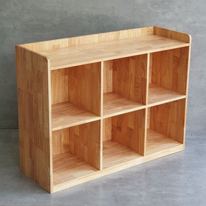 KGS005 Scandinavian Design Modern School Furniture Kindergarten Cabinet with <b>6</b> <b>Drawers</b> Natural Rubber Wood Trim for Living Room - Product Image 4