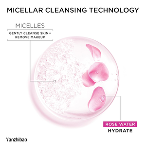 OEM <span class=keywords><strong>Eau</strong></span> <span class=keywords><strong>micellaire</strong></span> vegan Démaquillant doux et hydratant à la rose et à la glycérine pour tous les types de <span class=keywords><strong>peau</strong></span>, utilisation sur le visage - Product Image 4