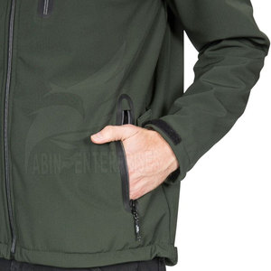 Veste d'hiver softshell de haute qualité pour homme, confortable, en tissu de laine, avec capuche chauffante, design personnalisable, meilleur prix - Product Image 6