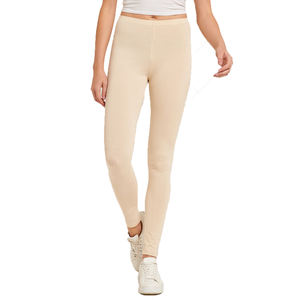 กางเกงเลกกิ้งเล่นยิมของผู้หญิงเอวกลางระบายอากาศได้ดีมีขนาดเลือกสีสำหรับออกกำลังกายแบบลำลอง - Product Image 1