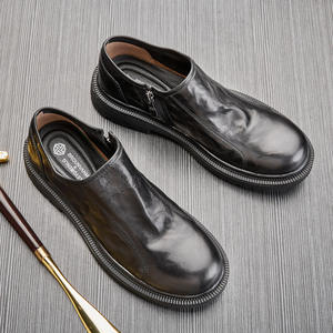 Chaussures de bureau en cuir véritable pour hommes avec semelle extérieure résistante à l'usure et semelle intérieure respirante, chaussures formelles - Product Image 5