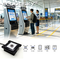 Escáner de Códigos de Barras EMT6662BRF con OCR Integrado, Lector de MRZ, RFID y NFC, Legible Bajo la Luz Solar, Interfaz USB