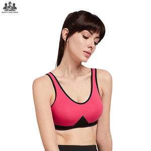 Soutien-gorge de sport sans couture pour femme, haute performance, respirant, écologique, en Spandex/Nylon |   Couleurs et tailles personnalisables |   Vente en gros - Product Image 3