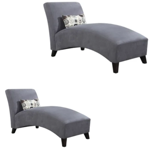 Moderno y elegante tela Chaise Lounge Convertible diseño para sala de estar dormitorio Villa otros espacios directo de fábrica hecho a mano - Product Image 5