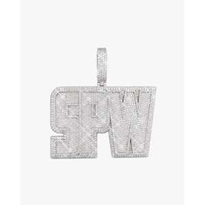 Colgante de Moissanita SPW con Nombre Personalizado y Oro de 14K, Amuleto Único y Personalizado - Product Image 5