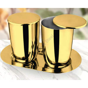 Cristalería de alta calidad con accesorios SS, Juego de vasos, diseño clásico y elegante, pulido con espejo - Product Image 1