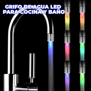 Rubinetto Intelligente con Controllo della Temperatura e Luce LED, Design Contemporaneo, Beccuccio in Plastica, Maniglia in Lega di Zinco Spazzolata, Adattatore Incluso - Product Image 4