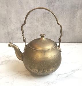 Théière et bouilloire en laiton de luxe fabriquées à la main avec élégance culturelle adaptées aux collectionneurs et aux amateurs de thé - Product Image 5