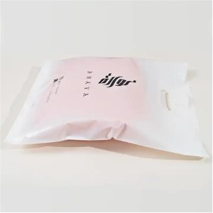 Sac à provisions en plastique de haute qualité avec logo imprimé sur mesure emballage en plastique HDPE sac de transport avec poignée découpée en gros usine - Product Image 3